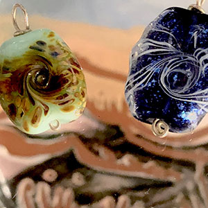 Airport Art - Bea Chuan - Glass Pendants Airport Art - Bea Chuan - Glass Pendants