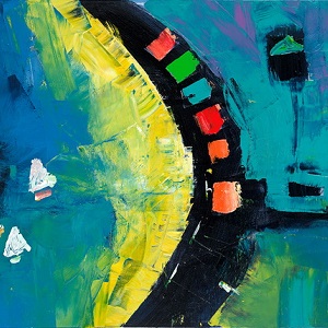 Airport Art - Neil Sheppard - Jetty Port Elliot - Square Airport Art - Neil Sheppard - Jetty Port Elliot - Square