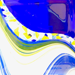 Airport Art - Anne Morrison - Square Platter, Sea & Sky