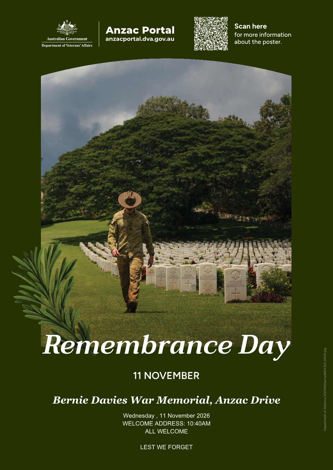Remembrance Day 2026 Poster